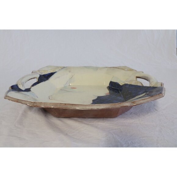 Vtg 1970’s Handmade Extremely Large Women's Nude Upper Body Pottery Bowl - Picture 2 of 10